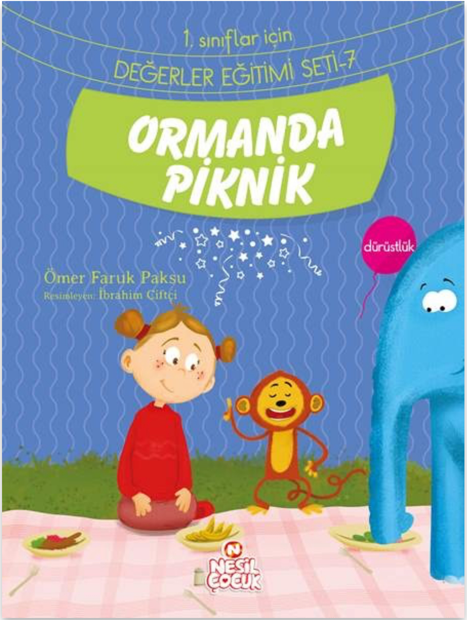 Değerler Eğitimi Seti 1 Ormanda Piknik